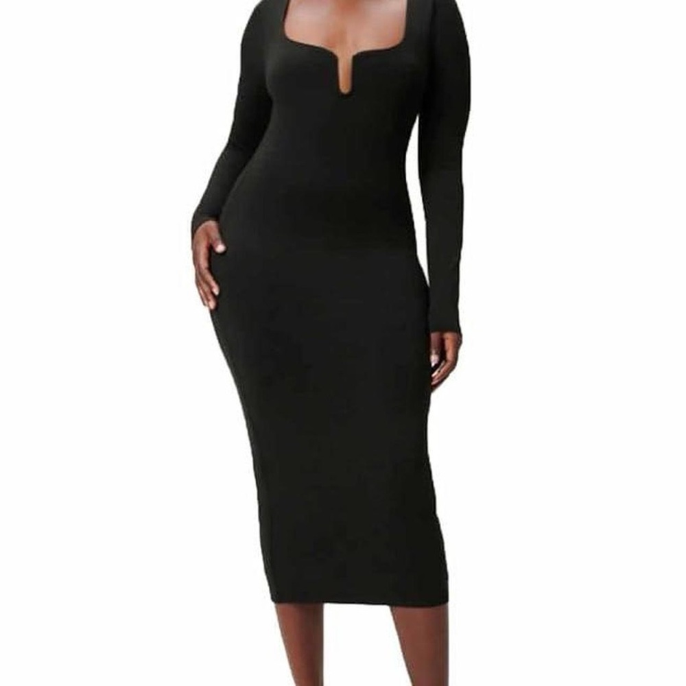 Good American U-Ring Long Sleeved Dress XL (Size 4)